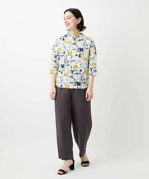 Maison de CINQ / メゾン ドゥ サンク その他パンツ | カラーリネン製品洗いパンツ | 詳細27