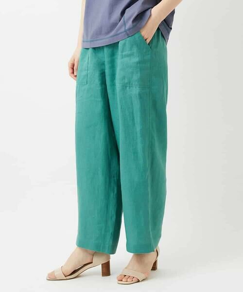 Maison de CINQ / メゾン ドゥ サンク その他パンツ | カラーリネン製品洗いパンツ | 詳細3