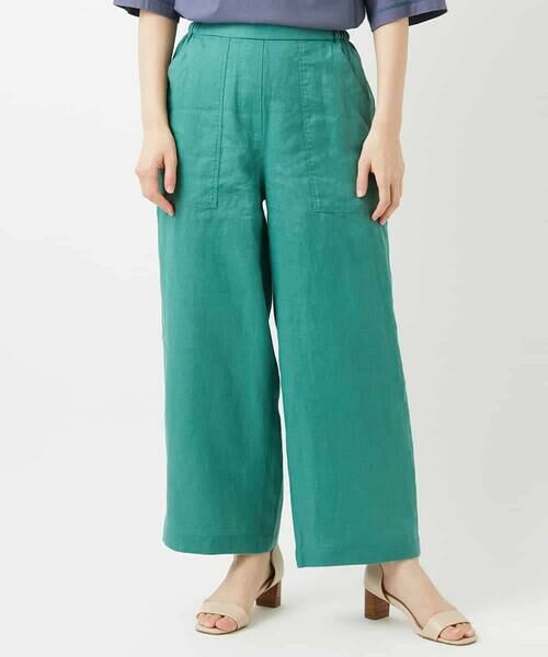 Maison de CINQ / メゾン ドゥ サンク その他パンツ | カラーリネン製品洗いパンツ | 詳細4