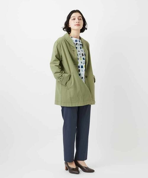 Maison de CINQ / メゾン ドゥ サンク チノ・ワークパンツ | コットンリネンテーパードパンツ | 詳細18