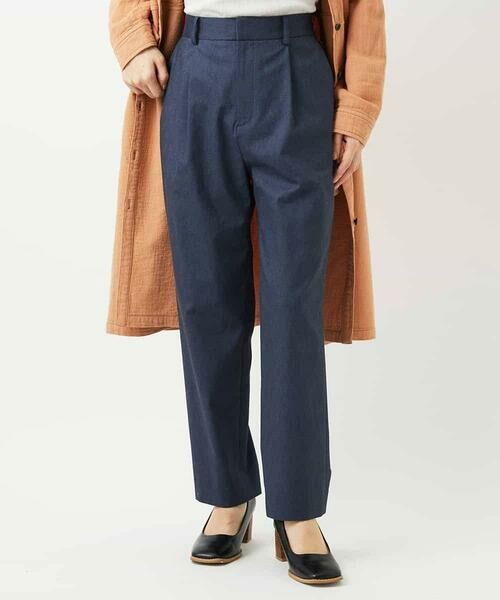 Maison de CINQ / メゾン ドゥ サンク チノ・ワークパンツ | コットンリネンテーパードパンツ | 詳細4