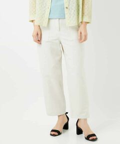 Maison de CINQ / メゾン ドゥ サンク その他パンツ | [日本製]リネンミックスシャンブレーストレッチパンツ