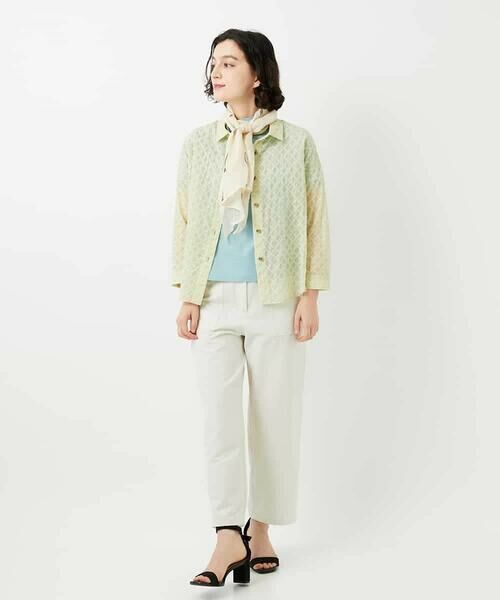 Maison de CINQ / メゾン ドゥ サンク その他パンツ | [日本製]リネンミックスシャンブレーストレッチパンツ | 詳細12