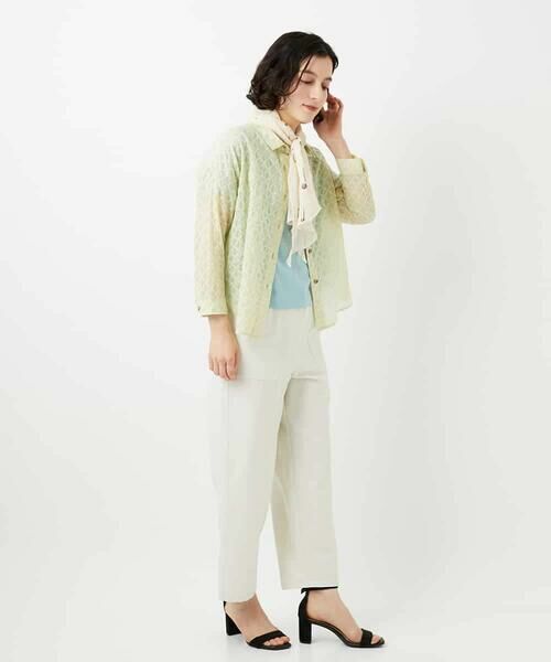 Maison de CINQ / メゾン ドゥ サンク その他パンツ | [日本製]リネンミックスシャンブレーストレッチパンツ | 詳細13