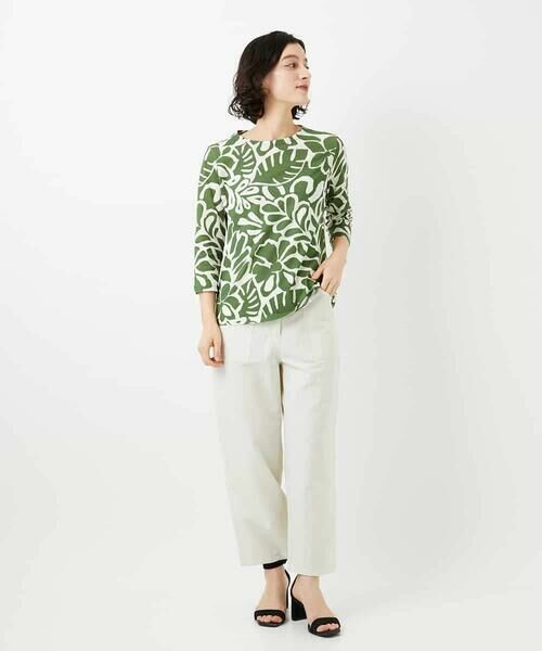 Maison de CINQ / メゾン ドゥ サンク その他パンツ | [日本製]リネンミックスシャンブレーストレッチパンツ | 詳細21