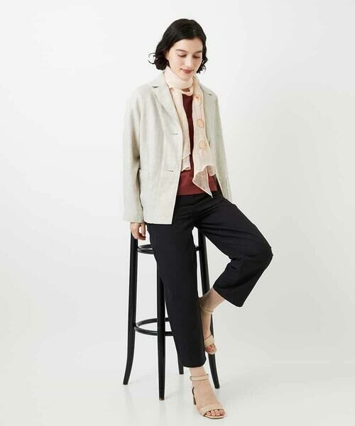 Maison de CINQ / メゾン ドゥ サンク その他パンツ | [日本製]リネンミックスシャンブレーストレッチパンツ | 詳細24