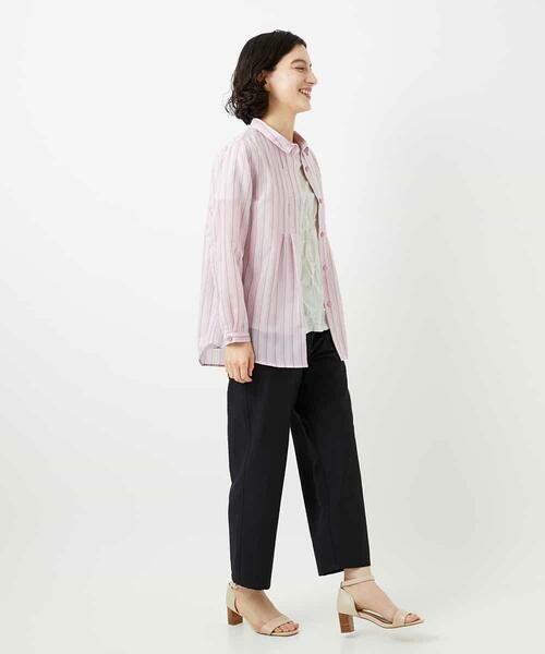 Maison de CINQ / メゾン ドゥ サンク その他パンツ | [日本製]リネンミックスシャンブレーストレッチパンツ | 詳細28