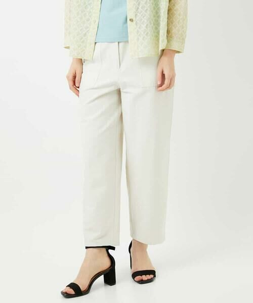 Maison de CINQ / メゾン ドゥ サンク その他パンツ | [日本製]リネンミックスシャンブレーストレッチパンツ | 詳細3