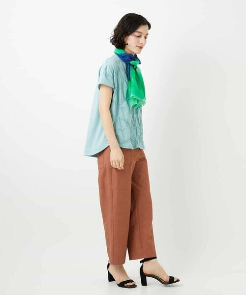 Maison de CINQ / メゾン ドゥ サンク その他パンツ | [日本製]リネンミックスシャンブレーストレッチパンツ | 詳細5