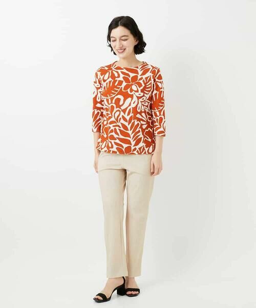 Maison de CINQ / メゾン ドゥ サンク その他パンツ | [3サイズ展開・吸収速乾性・UVカット]デニム調プリントハイテンションストレッチパンツ | 詳細11