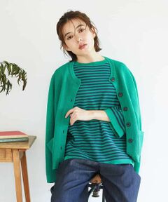 Maison de CINQ / メゾン ドゥ サンク カーディガン・ボレロ | ペーパーヤーンニットカーディガン