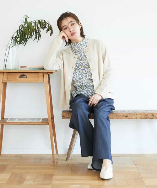 Maison de CINQ / メゾン ドゥ サンク カーディガン・ボレロ | ペーパーヤーンニットカーディガン | 詳細23