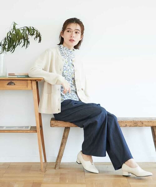 Maison de CINQ / メゾン ドゥ サンク カーディガン・ボレロ | ペーパーヤーンニットカーディガン | 詳細25