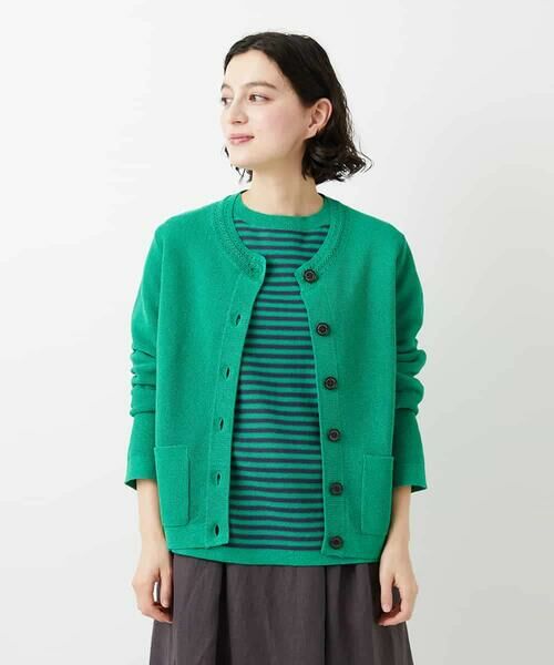 Maison de CINQ / メゾン ドゥ サンク カーディガン・ボレロ | ペーパーヤーンニットカーディガン | 詳細6