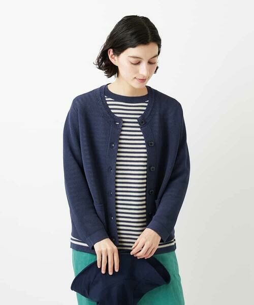 Maison de CINQ / メゾン ドゥ サンク カーディガン・ボレロ | ペーパーヤーンニットカーディガン | 詳細7