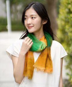 Maison de CINQ / メゾン ドゥ サンク マフラー・ショール・スヌード・ストール | ブルーリーボーダーストール