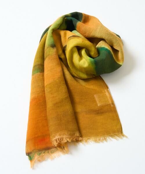 Maison de CINQ / メゾン ドゥ サンク マフラー・ショール・スヌード・ストール | ブルーリーボーダーストール | 詳細12