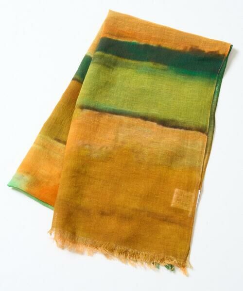 Maison de CINQ / メゾン ドゥ サンク マフラー・ショール・スヌード・ストール | ブルーリーボーダーストール | 詳細16