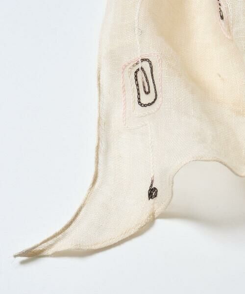 Maison de CINQ / メゾン ドゥ サンク マフラー・ショール・スヌード・ストール | ドットエンブロイダリーストール | 詳細12