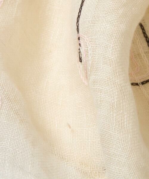 Maison de CINQ / メゾン ドゥ サンク マフラー・ショール・スヌード・ストール | ドットエンブロイダリーストール | 詳細13