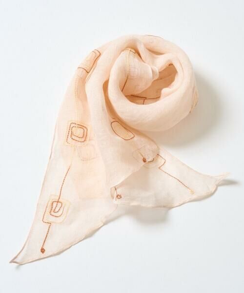 Maison de CINQ / メゾン ドゥ サンク マフラー・ショール・スヌード・ストール | ドットエンブロイダリーストール | 詳細8