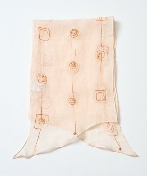 Maison de CINQ / メゾン ドゥ サンク マフラー・ショール・スヌード・ストール | ドットエンブロイダリーストール | 詳細9