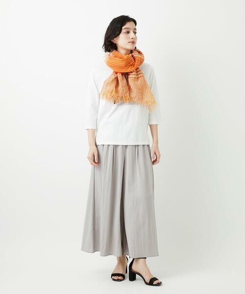 Maison de CINQ / メゾン ドゥ サンク マフラー・ショール・スヌード・ストール | コットンリネンチェックストール | 詳細10