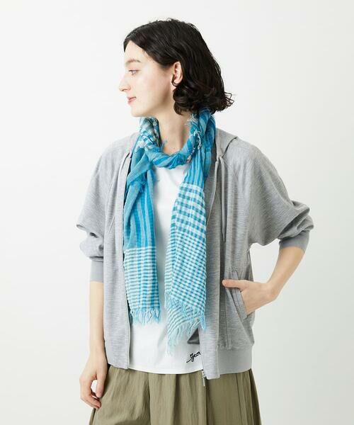 Maison de CINQ / メゾン ドゥ サンク マフラー・ショール・スヌード・ストール | コットンリネンチェックストール | 詳細3