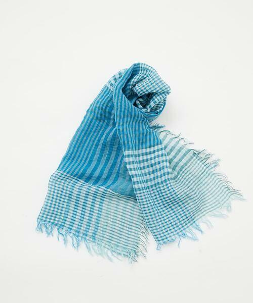 Maison de CINQ / メゾン ドゥ サンク マフラー・ショール・スヌード・ストール | コットンリネンチェックストール | 詳細4