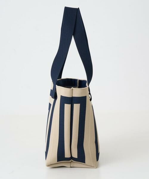 Maison de CINQ / メゾン ドゥ サンク トートバッグ | 幾何学柄ニットトートバッグ | 詳細4