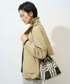 Maison de CINQ / メゾン ドゥ サンク その他小物 | 幾何学柄ニット巾着ショルダーバッグ