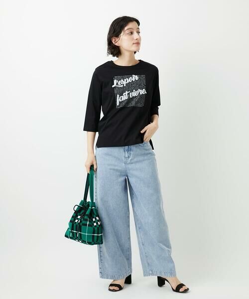 Maison de CINQ / メゾン ドゥ サンク その他小物 | 幾何学柄ニット巾着ショルダーバッグ | 詳細11