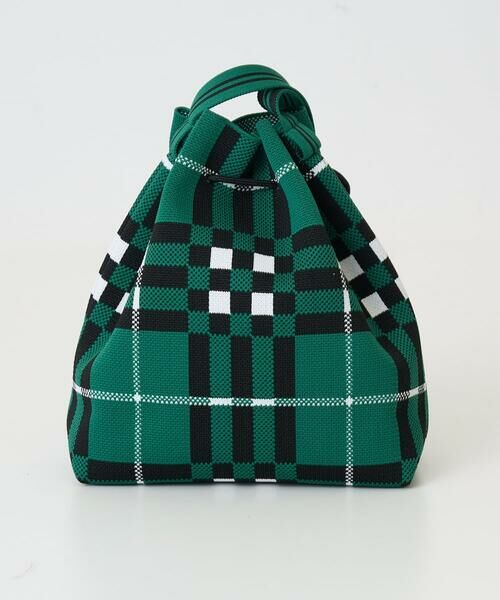 Maison de CINQ / メゾン ドゥ サンク その他小物 | 幾何学柄ニット巾着ショルダーバッグ | 詳細5