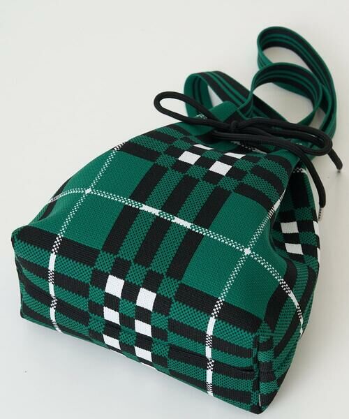 Maison de CINQ / メゾン ドゥ サンク その他小物 | 幾何学柄ニット巾着ショルダーバッグ | 詳細6