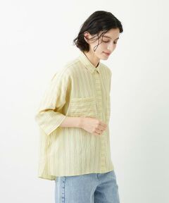 Maison de CINQ / メゾン ドゥ サンク シャツ・ブラウス | バンドカラードルマンスリーブブラウス