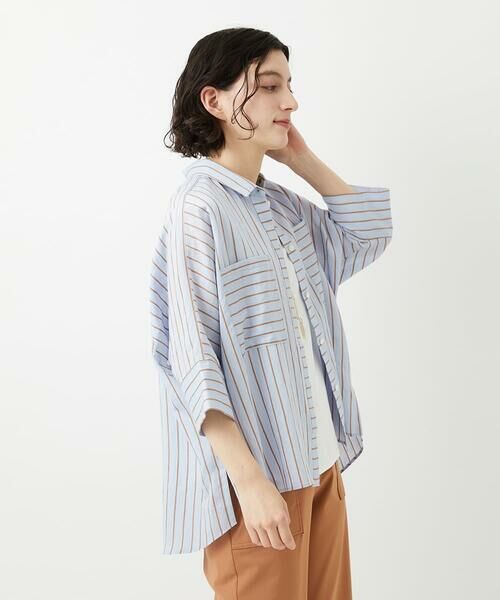 Maison de CINQ / メゾン ドゥ サンク シャツ・ブラウス | バンドカラードルマンスリーブブラウス | 詳細3