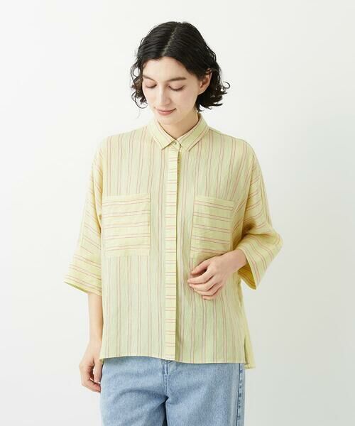 Maison de CINQ / メゾン ドゥ サンク シャツ・ブラウス | バンドカラードルマンスリーブブラウス | 詳細4