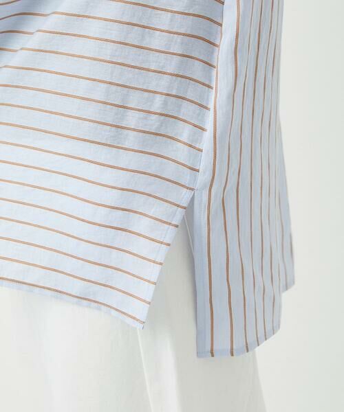 Maison de CINQ / メゾン ドゥ サンク シャツ・ブラウス | バンドカラードルマンスリーブロングブラウス | 詳細11