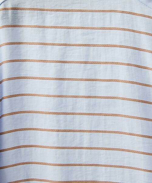 Maison de CINQ / メゾン ドゥ サンク シャツ・ブラウス | バンドカラードルマンスリーブロングブラウス | 詳細12