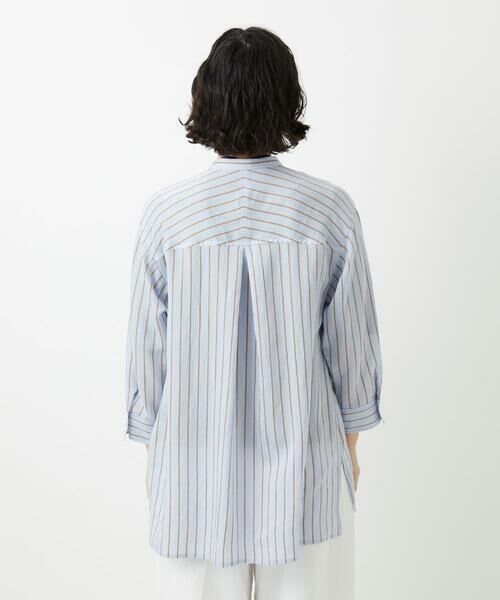 Maison de CINQ / メゾン ドゥ サンク シャツ・ブラウス | バンドカラードルマンスリーブロングブラウス | 詳細7