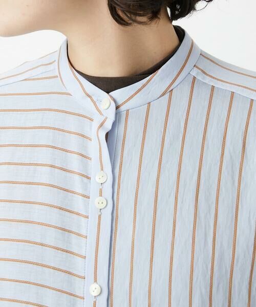 Maison de CINQ / メゾン ドゥ サンク シャツ・ブラウス | バンドカラードルマンスリーブロングブラウス | 詳細8