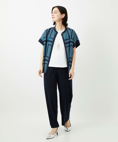 Maison de CINQ / メゾン ドゥ サンク シャツ・ブラウス | [日本製/セットアップ対応]ジオメトリックスカーフ柄ブラウス | 詳細17