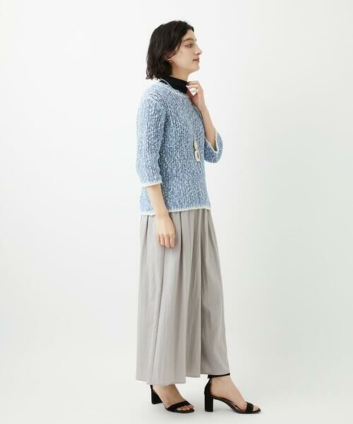 Maison de CINQ / メゾン ドゥ サンク ニット・セーター | コットンスラブヤーン5分袖ニット | 詳細14