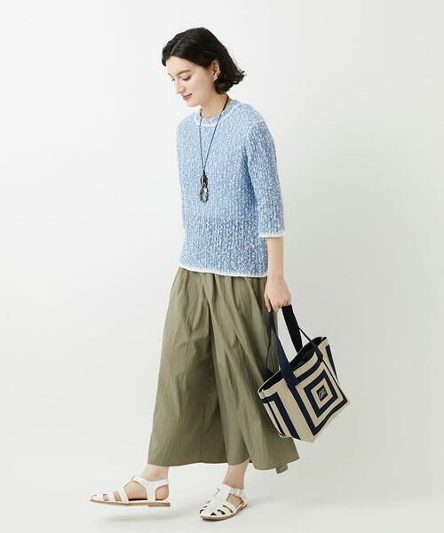 Maison de CINQ / メゾン ドゥ サンク ニット・セーター | コットンスラブヤーン5分袖ニット | 詳細16