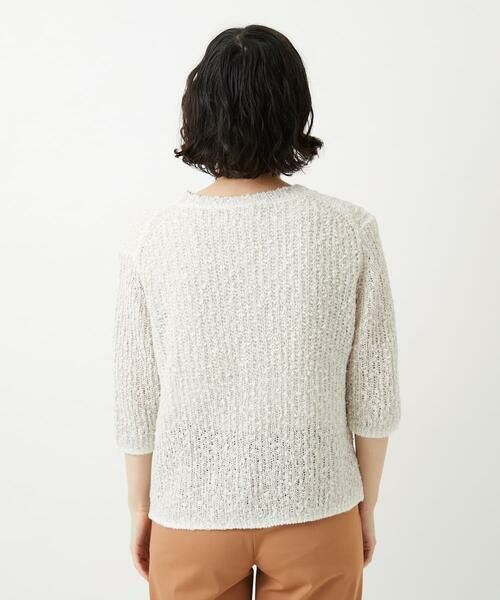 Maison de CINQ / メゾン ドゥ サンク ニット・セーター | コットンスラブヤーン5分袖ニット | 詳細7