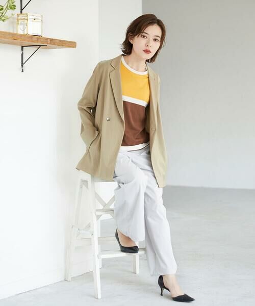 Maison de CINQ / メゾン ドゥ サンク ニット・セーター | カラーブロックインターシャニット | 詳細5