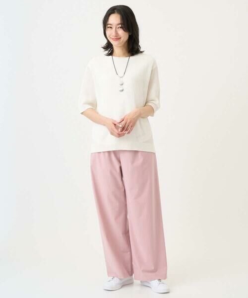 Maison de CINQ / メゾン ドゥ サンク ニット・セーター | [日本製]ホールガーメントストレッチ5分袖ニット | 詳細12