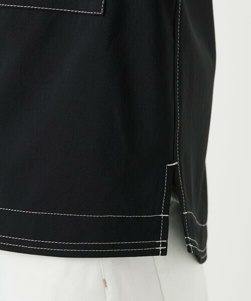 Maison de CINQ / メゾン ドゥ サンク ノーカラージャケット | [セットアップ対応]ノーカラージップジャケット | 詳細2