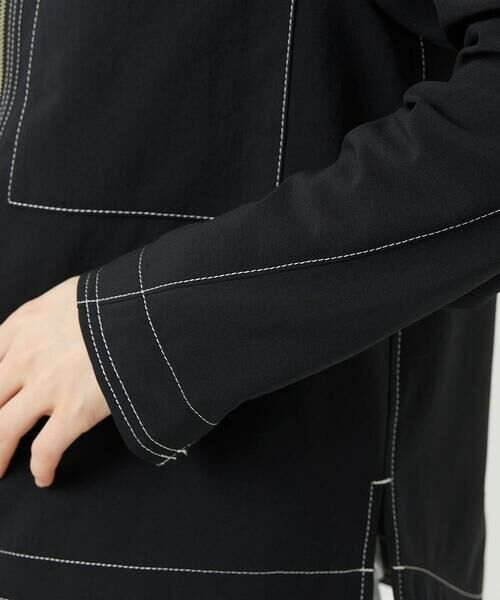 Maison de CINQ / メゾン ドゥ サンク ノーカラージャケット | [セットアップ対応]ノーカラージップジャケット | 詳細21