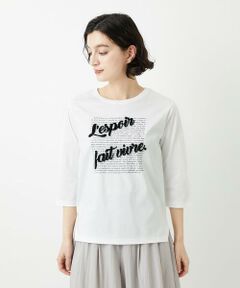 Maison de CINQ / メゾン ドゥ サンク カットソー | スムースジャージーロゴ刺繍カットソー